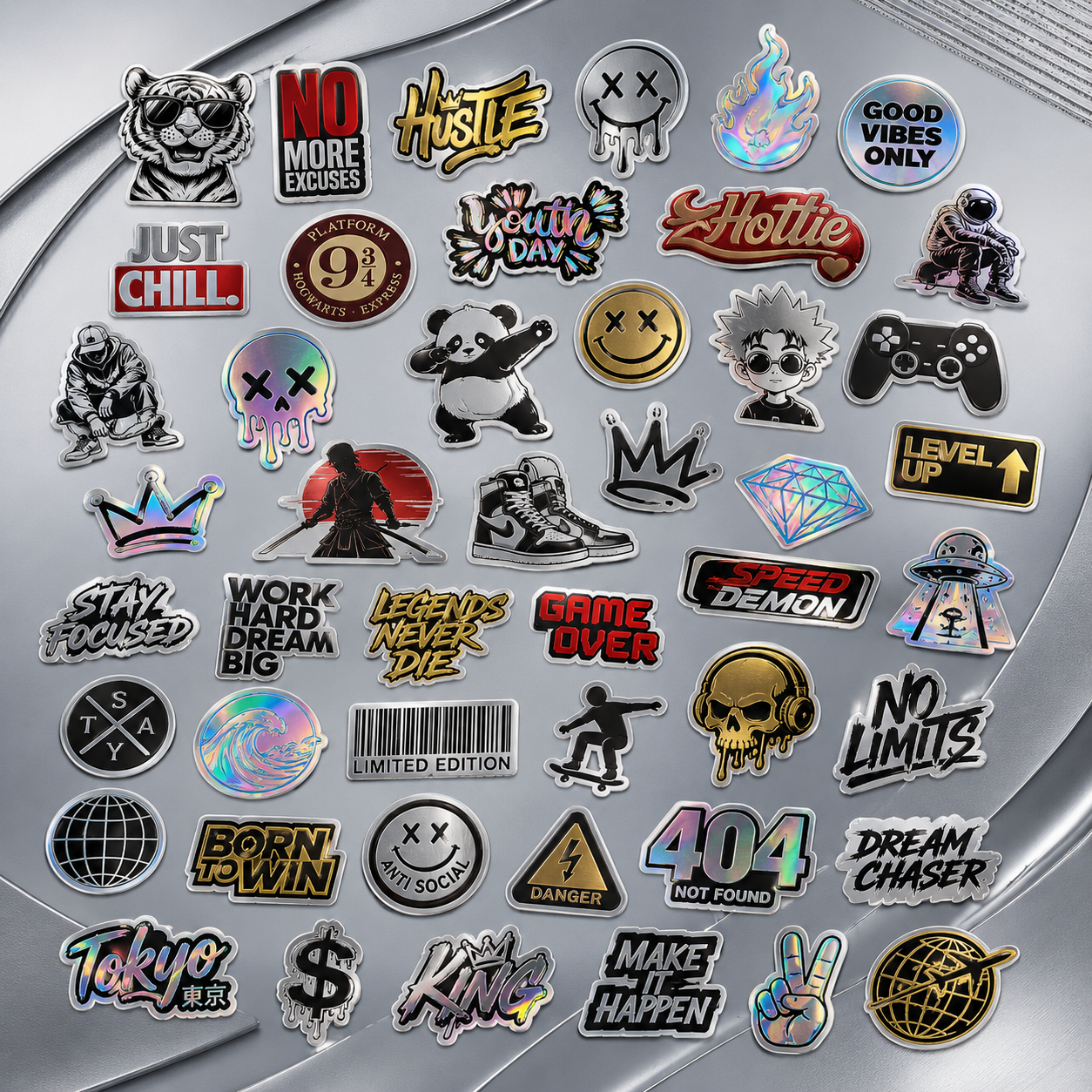 Metalize Stickers