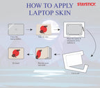 BLACK GRAPHICAL LAPTOP STICKER