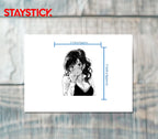 girl sticker Premium Vinyl Sticker