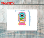 STAY COOL STICKER Metalized Sticker