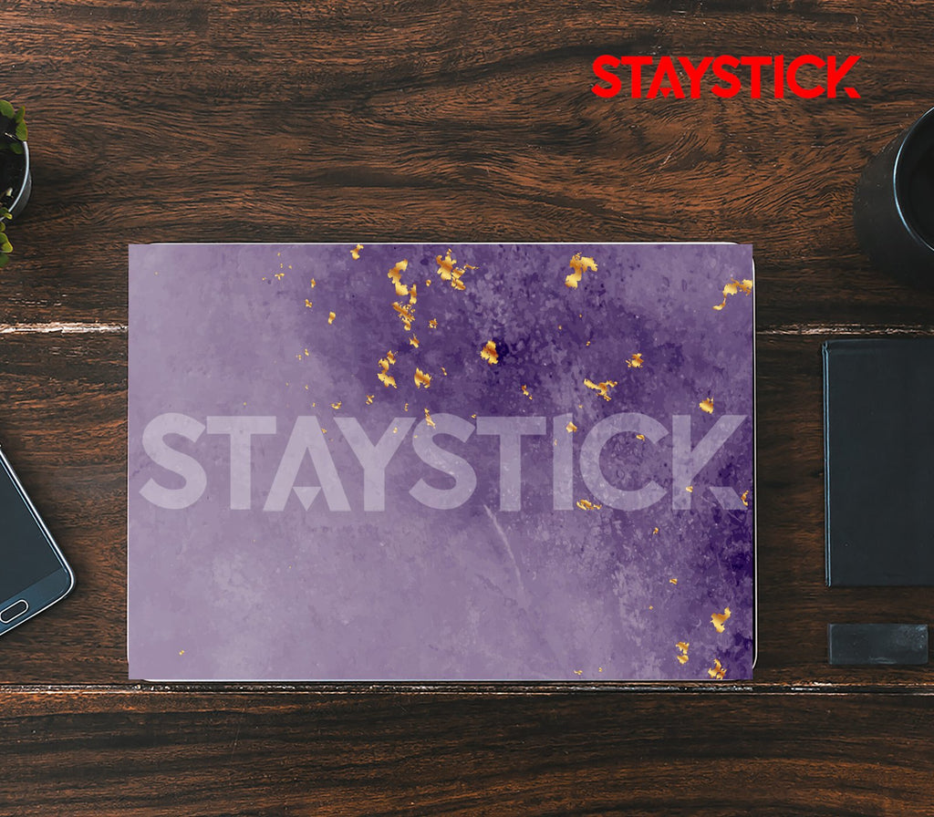 PURPLE GRAPHICAL LAPTOP STICKER
