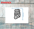 MUSIC STICKER Metalized Sticker
