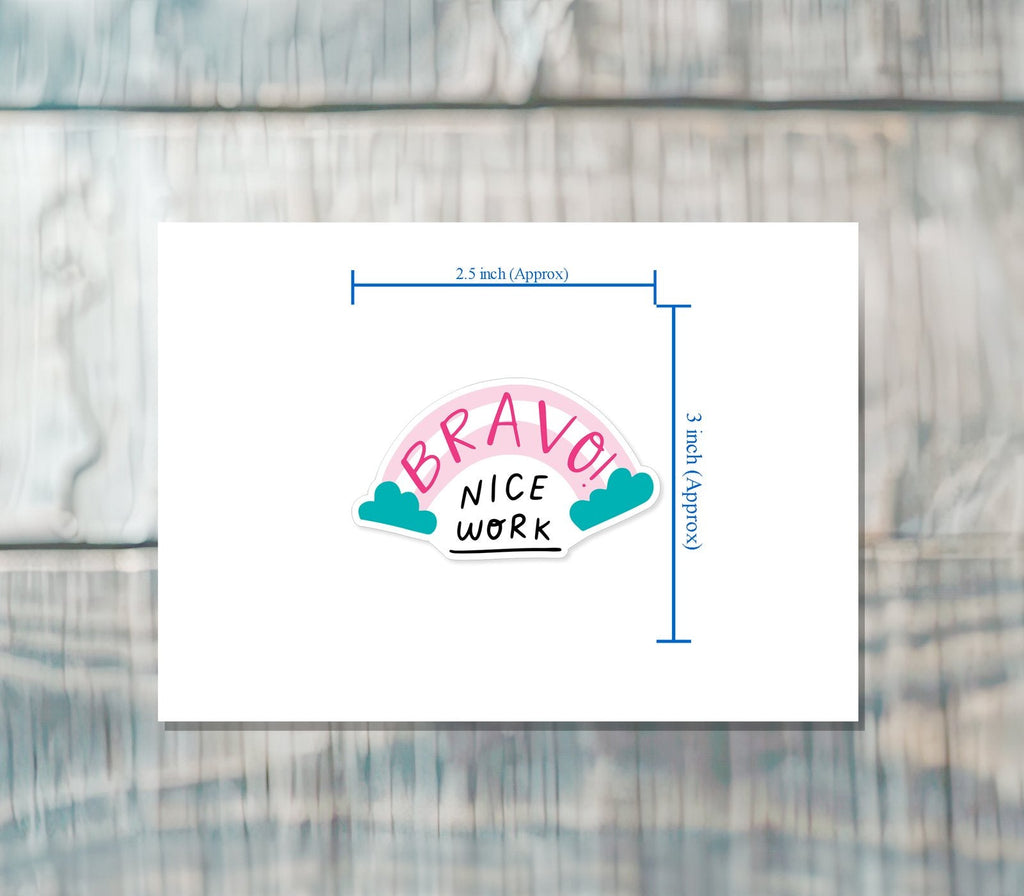 BRAVVO STICKER Premium Vinyl Sticker