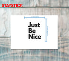 NICE STICKER Metalized Sticker