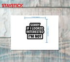 FUNNY STICKER Metalized Sticker