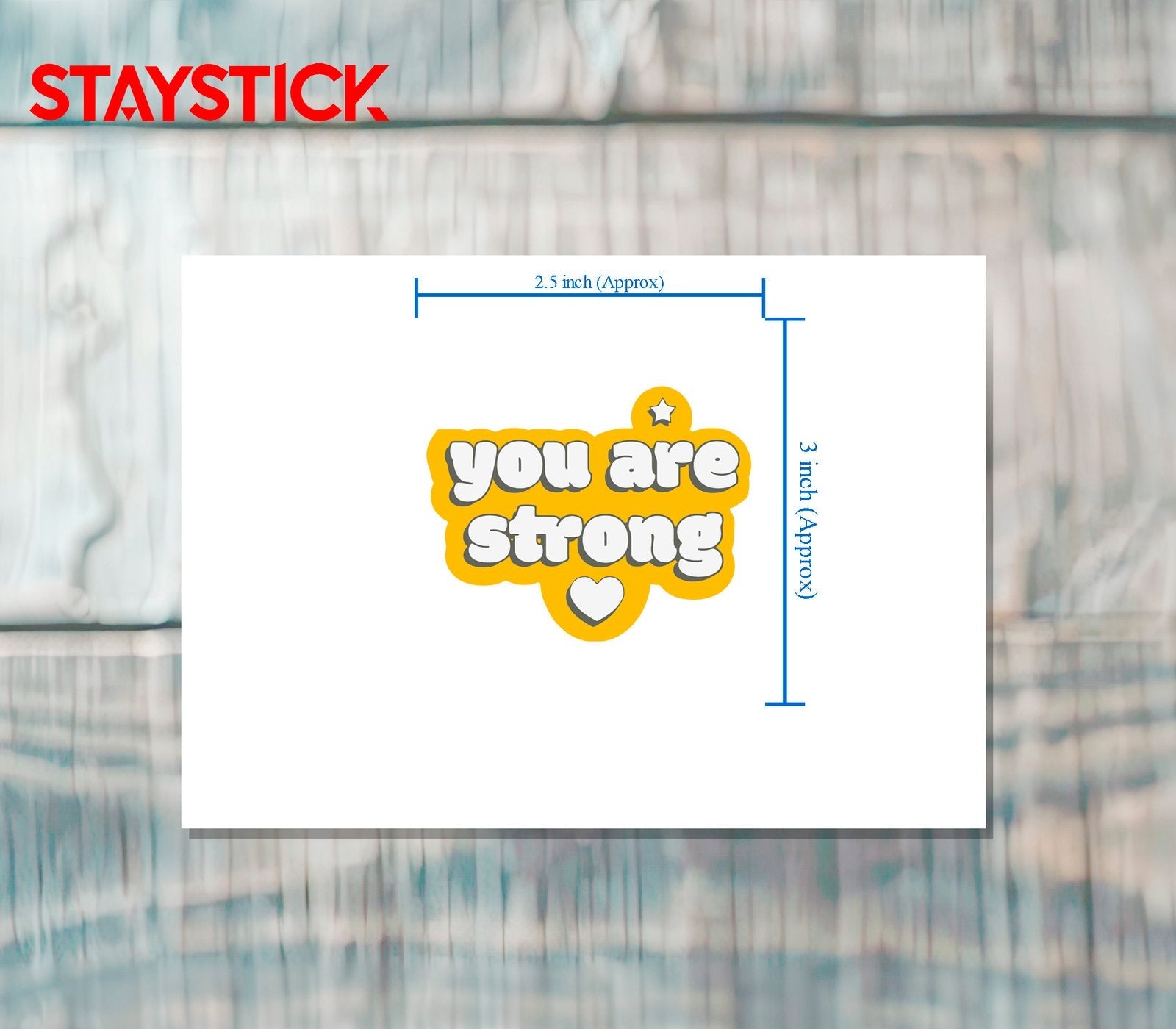MOTIVE STICKER Metalized Sticker