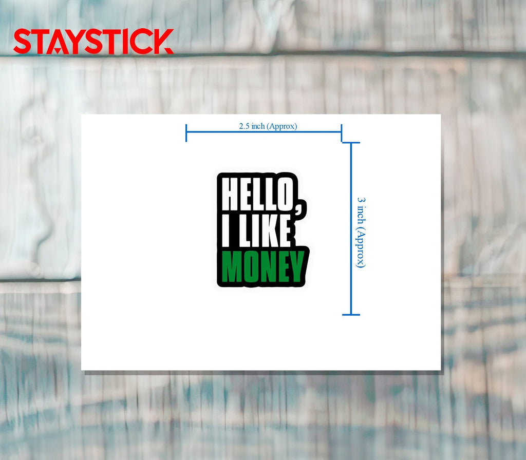 HELLO STICKER Premium Vinyl Sticker