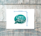 MOTIVATIONAL STICKER Metalized Sticker