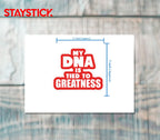 DNA STICKER Premium Vinyl Sticker