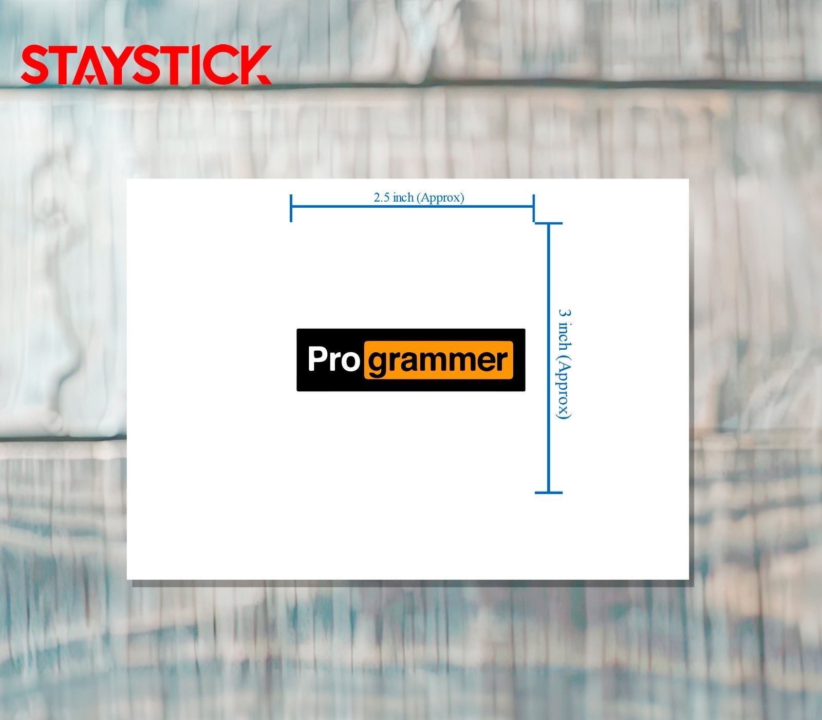 PROGRAMER STICKER Premium Vinyl Sticker
