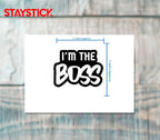 BOSS STICKER Premium Vinyl Sticker
