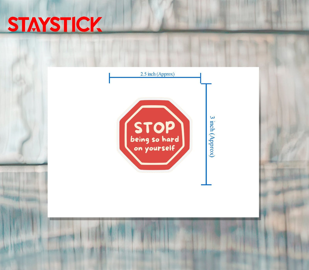 STOP STICKER Metalized Sticker