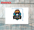 ANIME STICKER Metalized Sticker