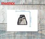 CARTOON STICKER Metalized Sticker