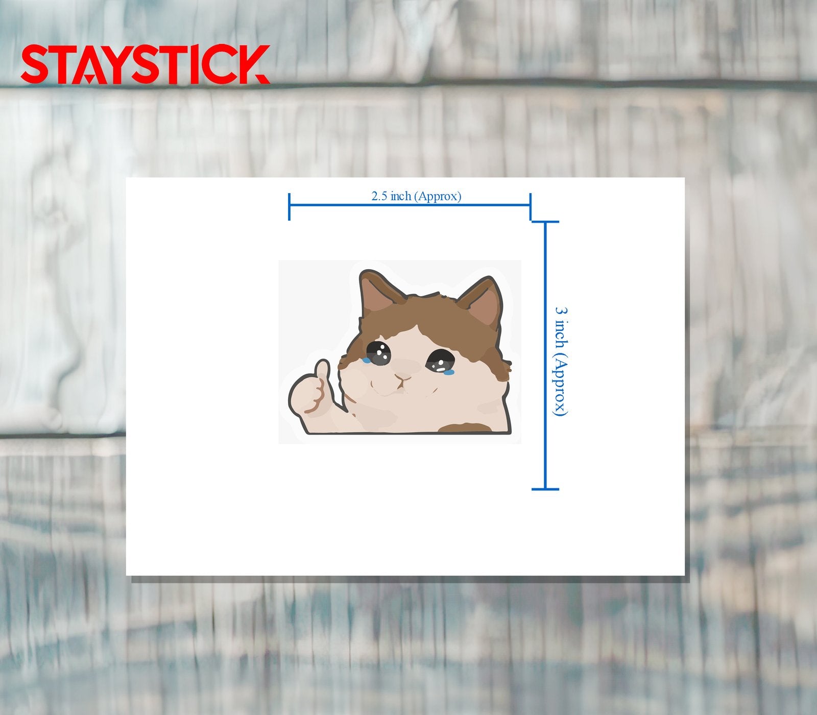 CAT STICKER Premium Vinyl Sticker