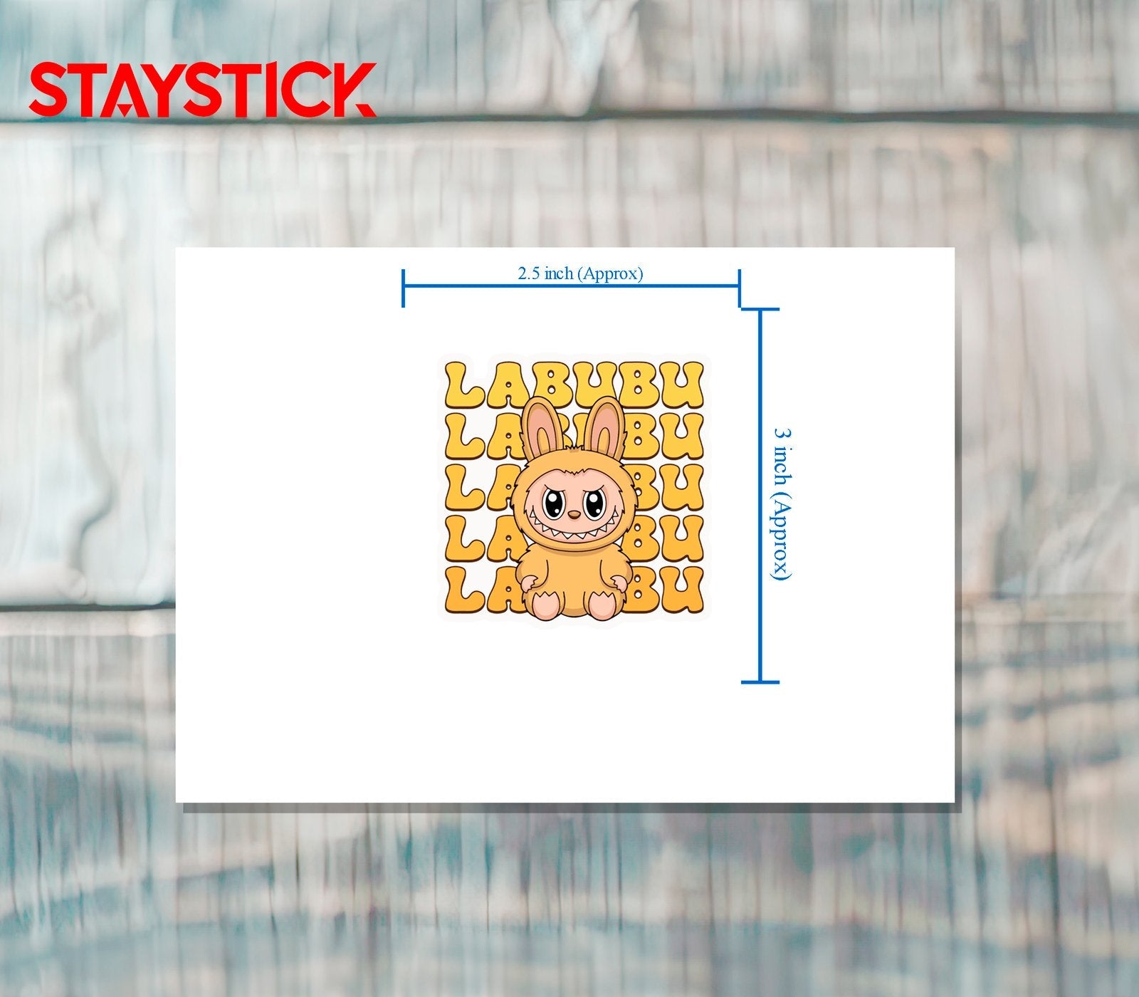CARTOON STICKER Metalized Sticker