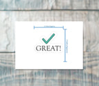 MOTIVATIONAL STICKER Metalized Sticker