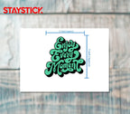 FUNNY STICKER Metalized Sticker