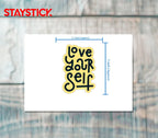 MOTIVATE STICKER Metalized Sticker