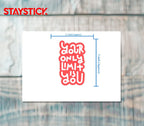 MOTIVATE STICKER Metalized Sticker