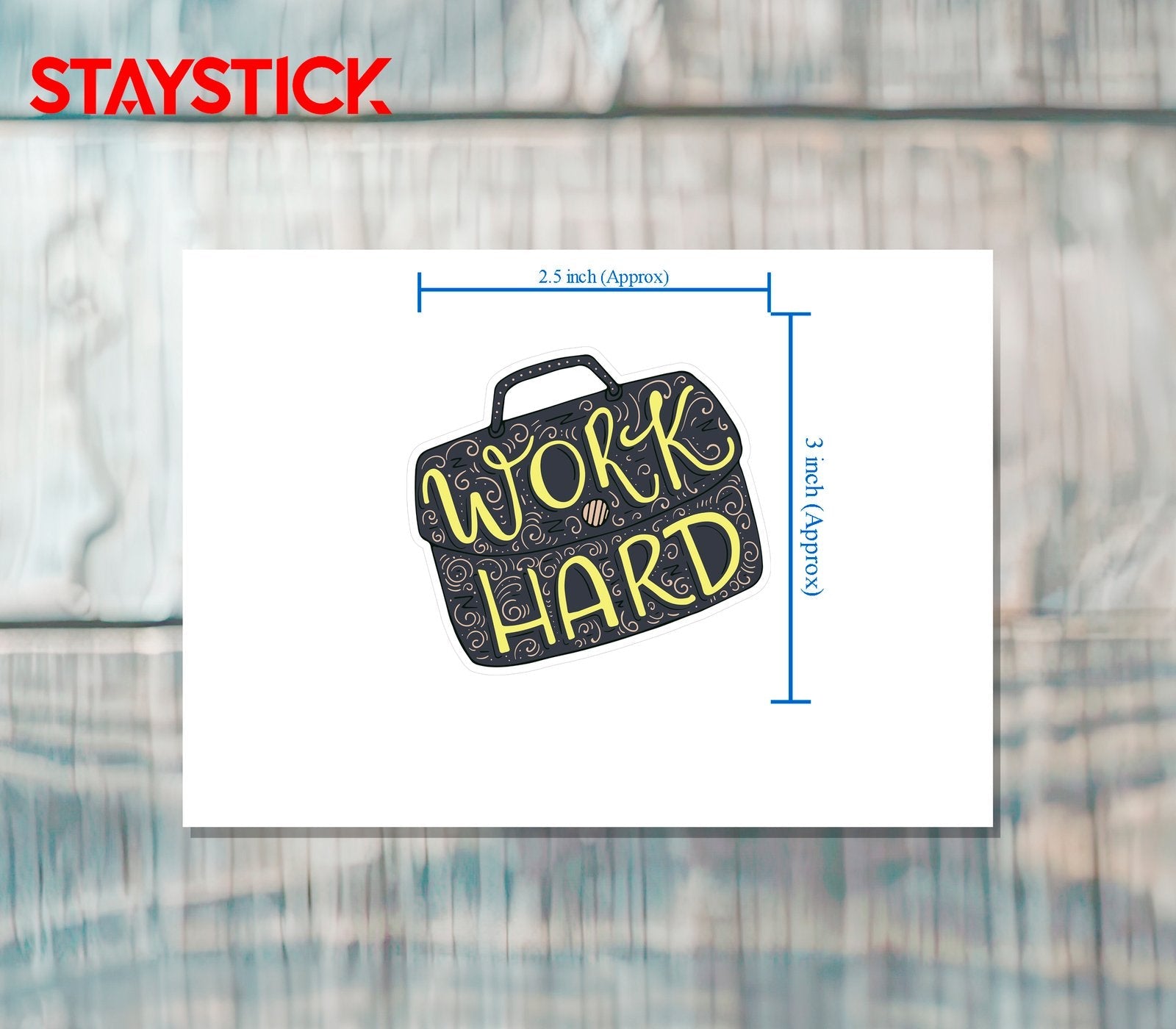 MOTIVATE STICKER Metalized Sticker