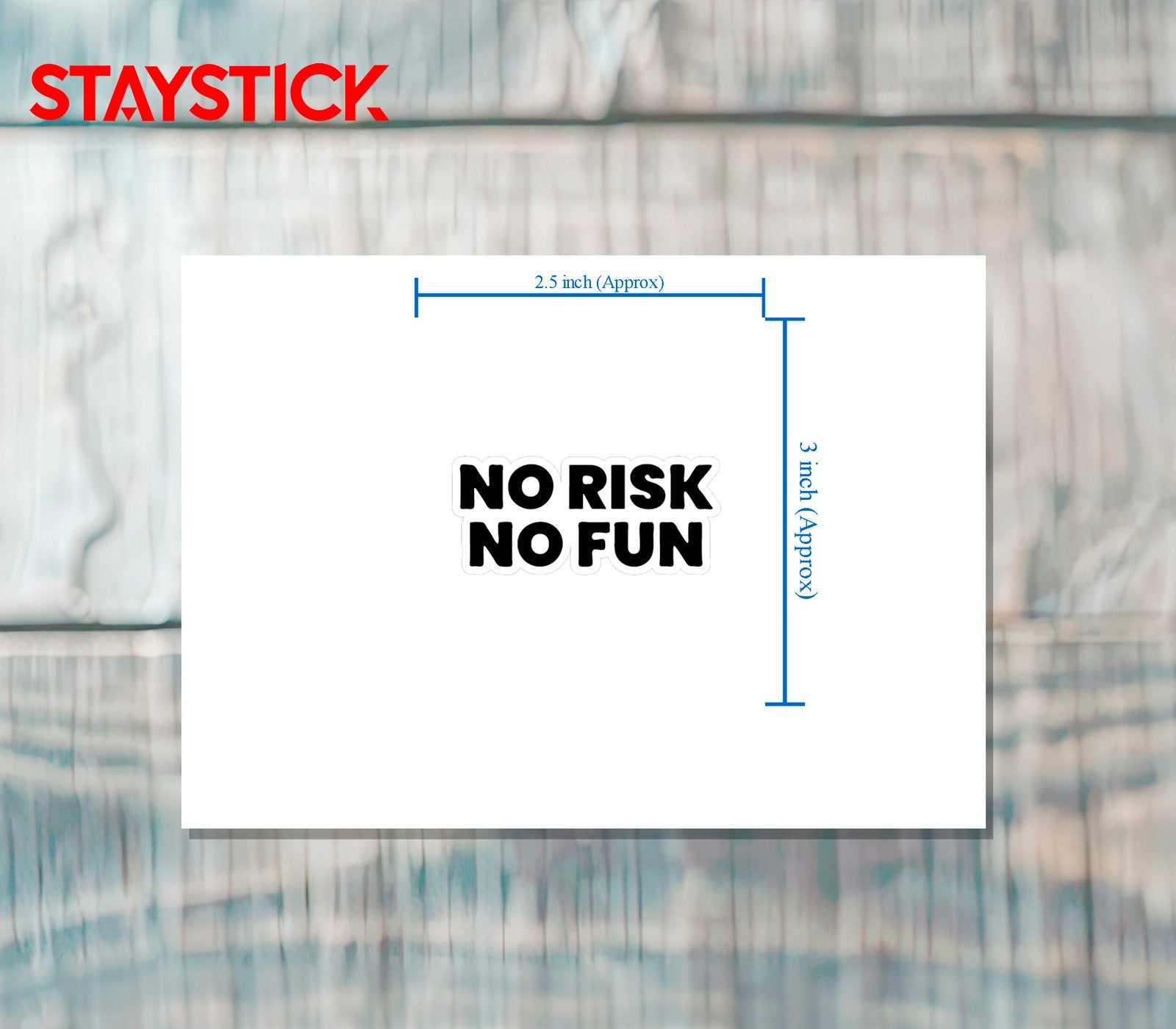 MOTIVATE STICKER Metalized Sticker