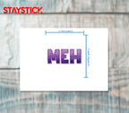FUNNY STICKER Metalized Sticker