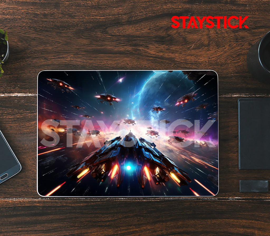 SPACE BATTLE Laptop Skin