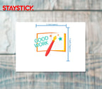 GOOD WORK STICKER Premium Vinyl Sticker