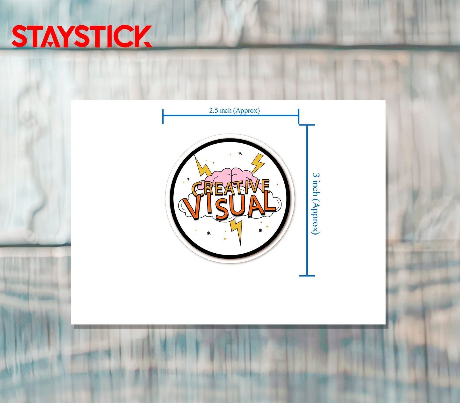 ROUND STRIKER Premium Vinyl Sticker