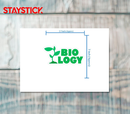 BIOLOGY STICKER Premium Vinyl Sticker