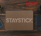 MEDIUM WARM BROWN TONE COLOR LAPTOP STICKER