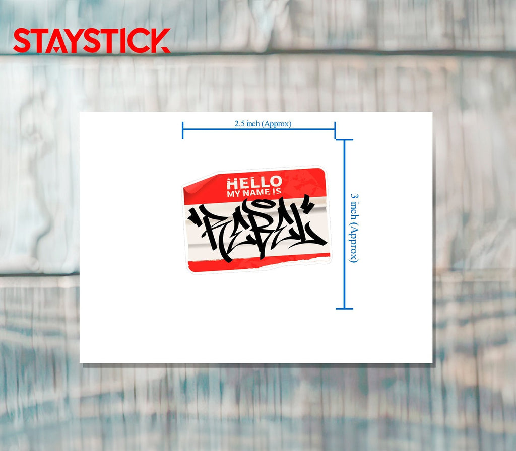 TAG STICKER Metalized Sticker