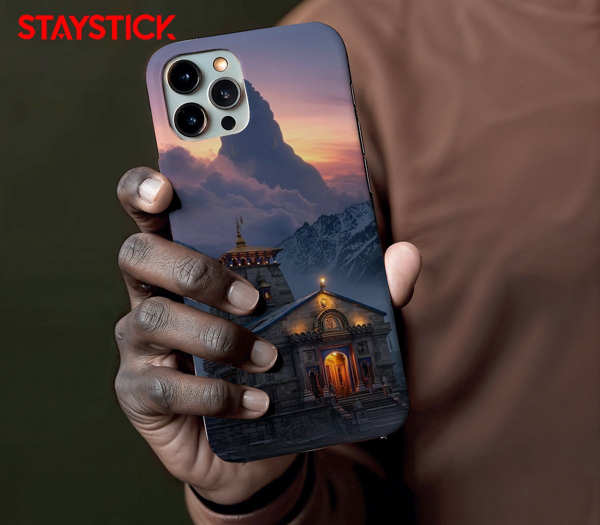 KEDARNATH TEMPLE MOBILE STICKER