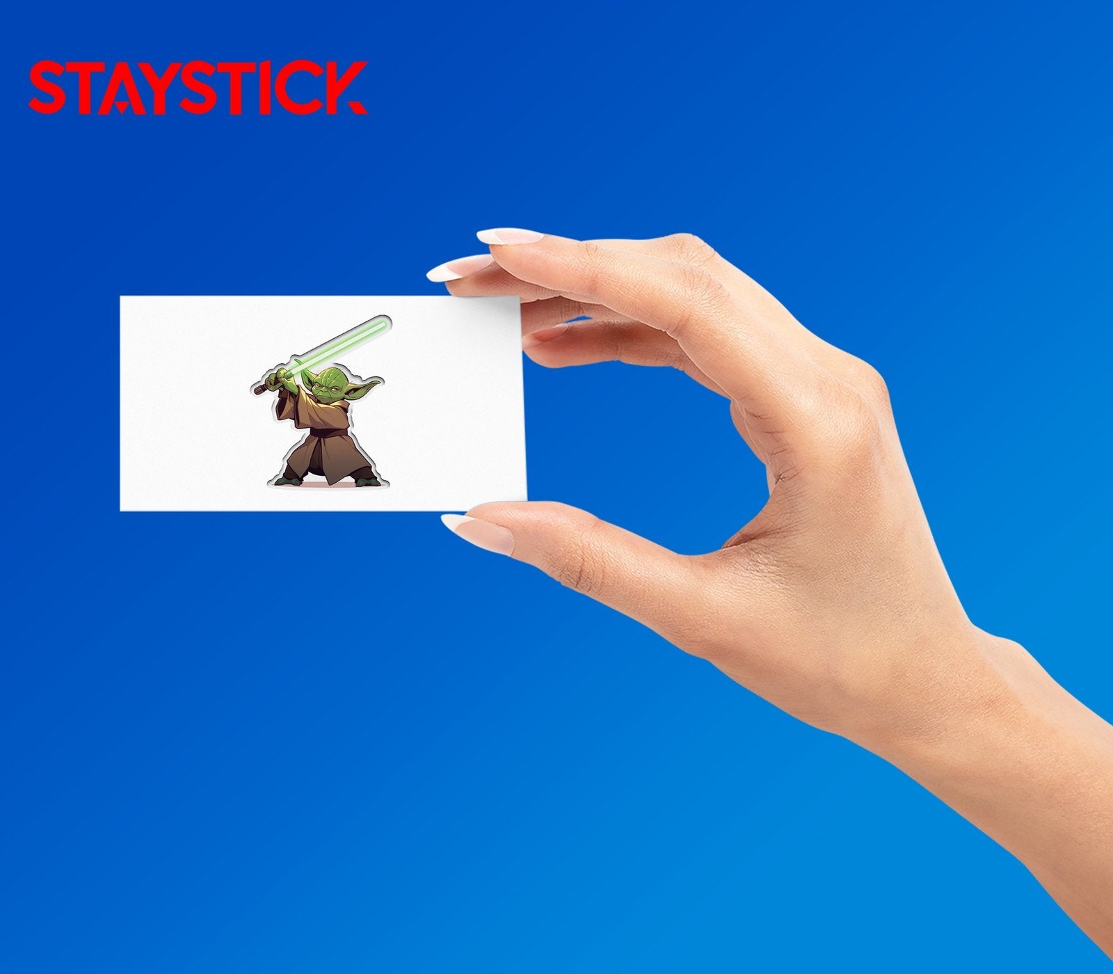 A powerful yodha sticker Premium Vinyl Sticker
