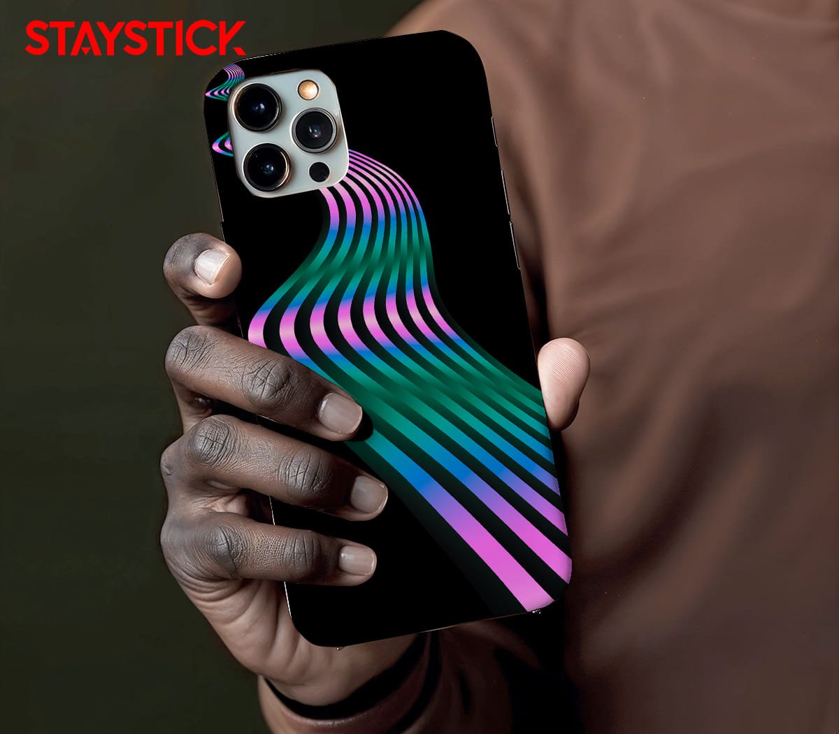 Neon Wave Mobile Skin