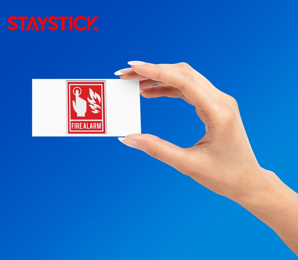 FIRE ALARM STICKER Premium Vinyl Sticker