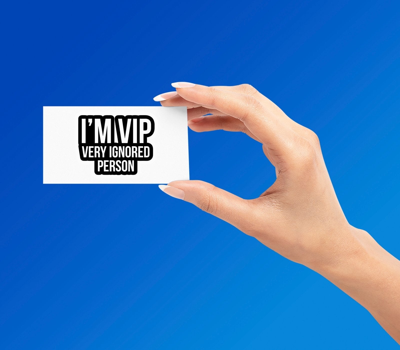 VIP STICKER Metalized Sticker
