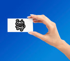 SMILE STICKER Metalized Sticker