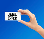 BOSS STICKER Premium Vinyl Sticker