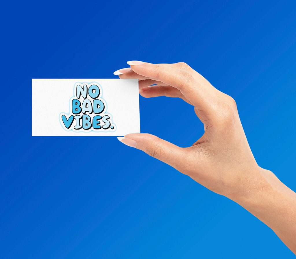 VIBES STICKER Metalized Sticker