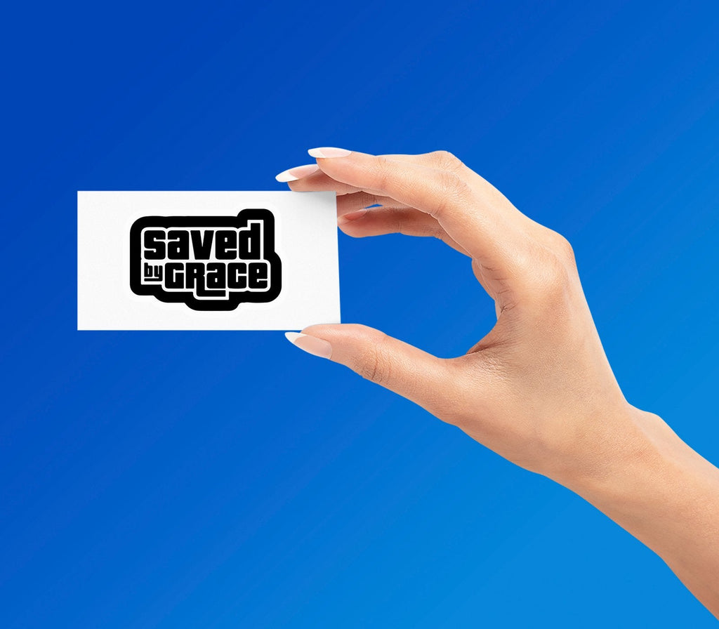 SAVED STICKER Premium Vinyl Sticker