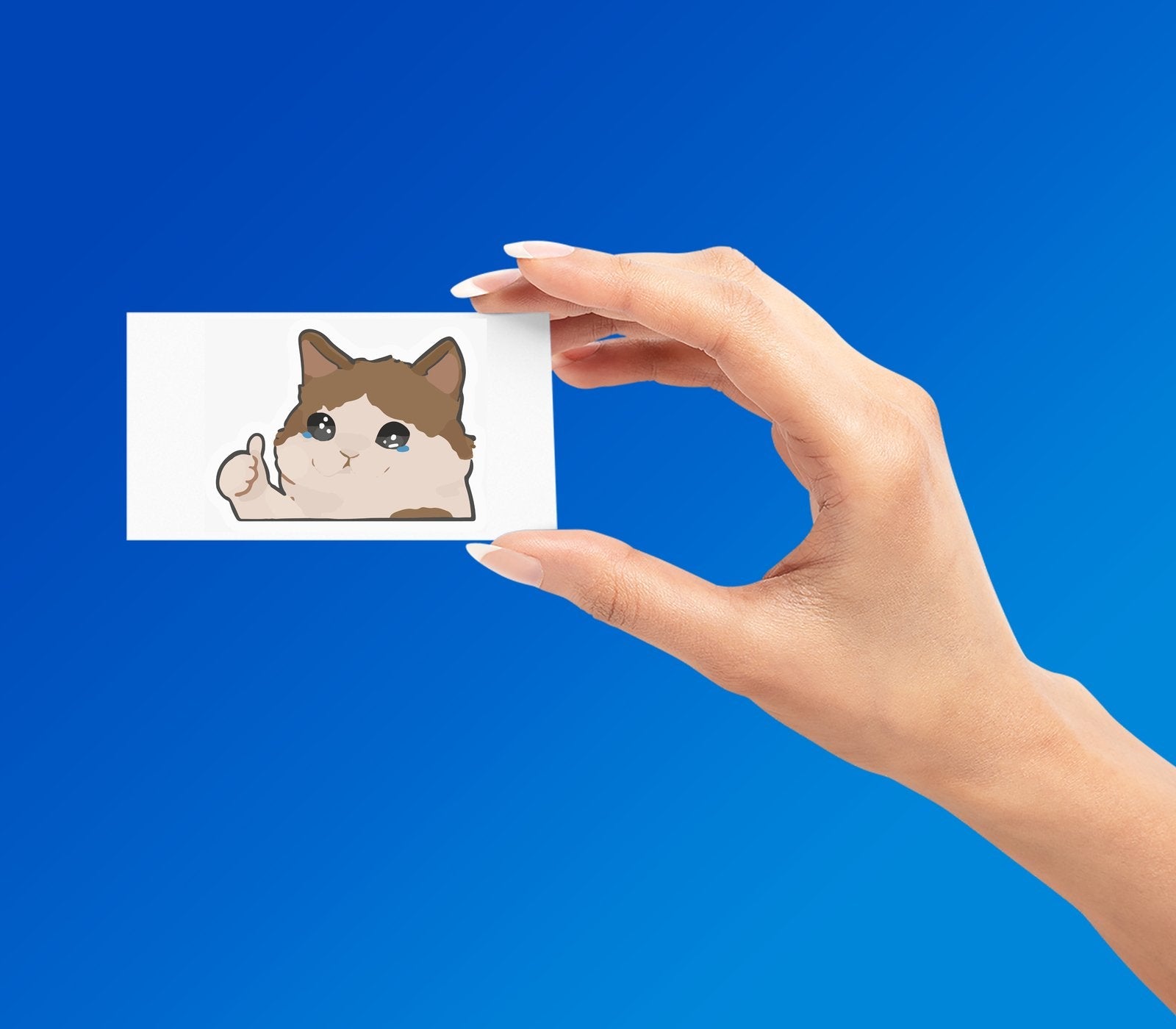 CAT STICKER Premium Vinyl Sticker