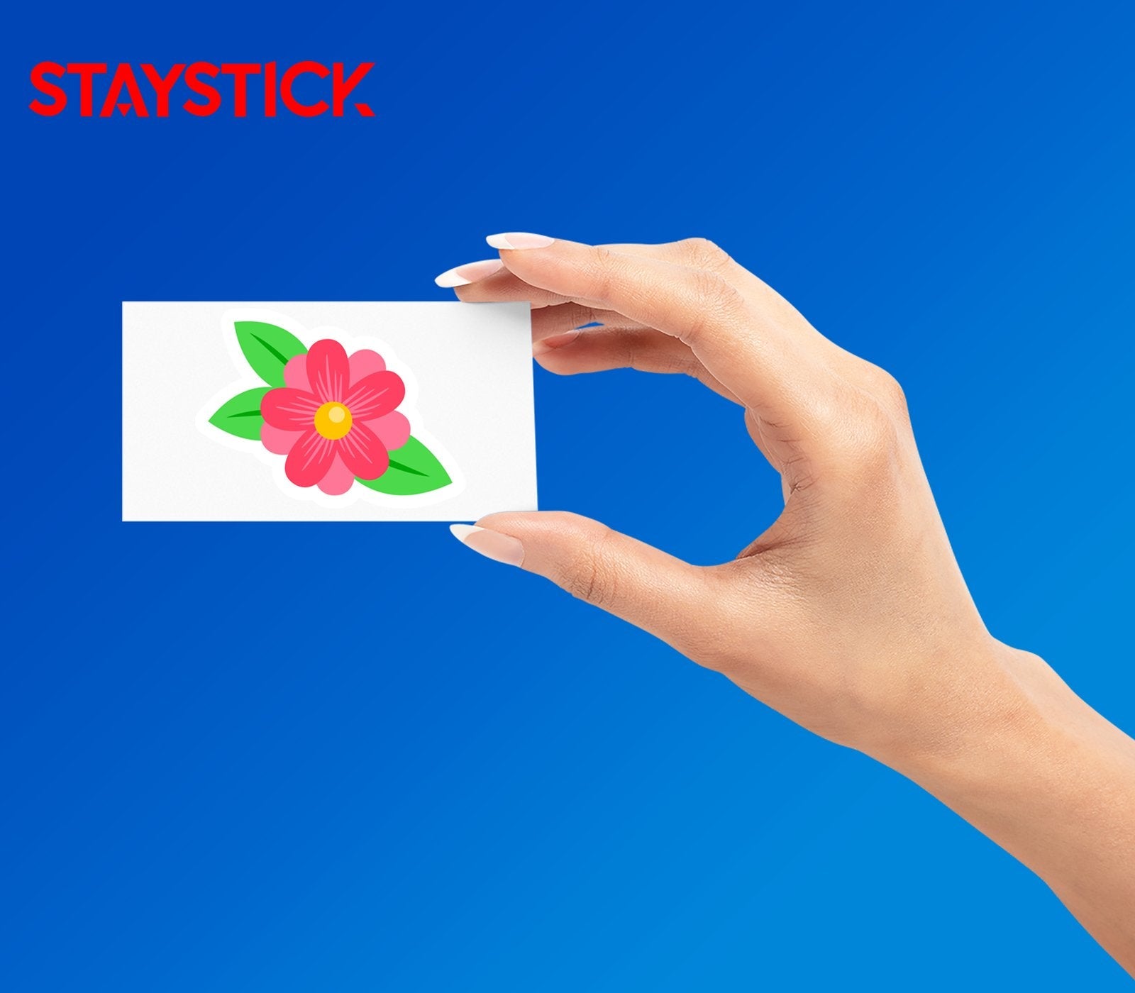 FLOWER STICKER Premium Vinyl Sticker