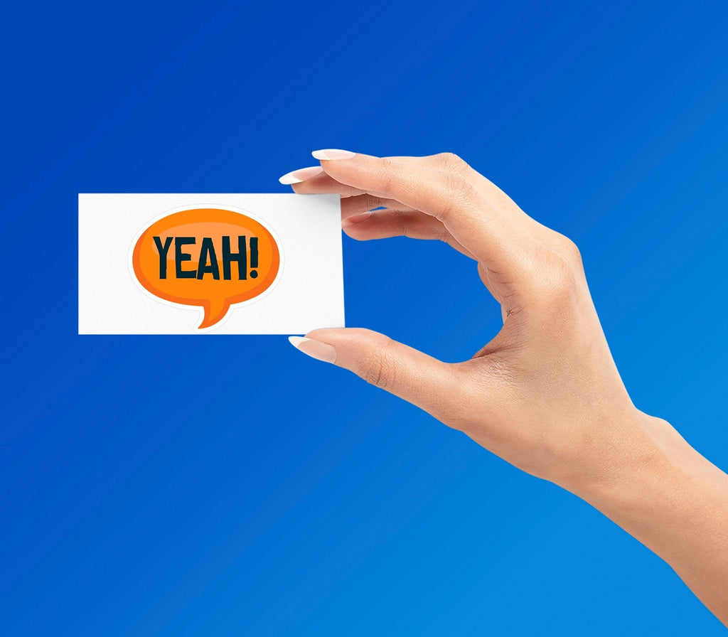 YEAH STICKER Premium Vinyl Sticker