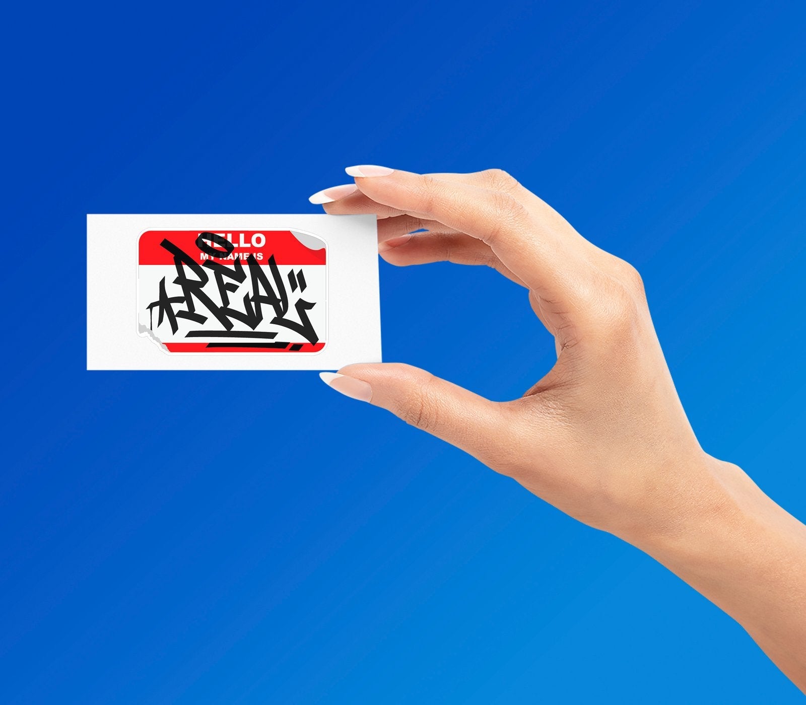 TAG STICKER Metalized Sticker