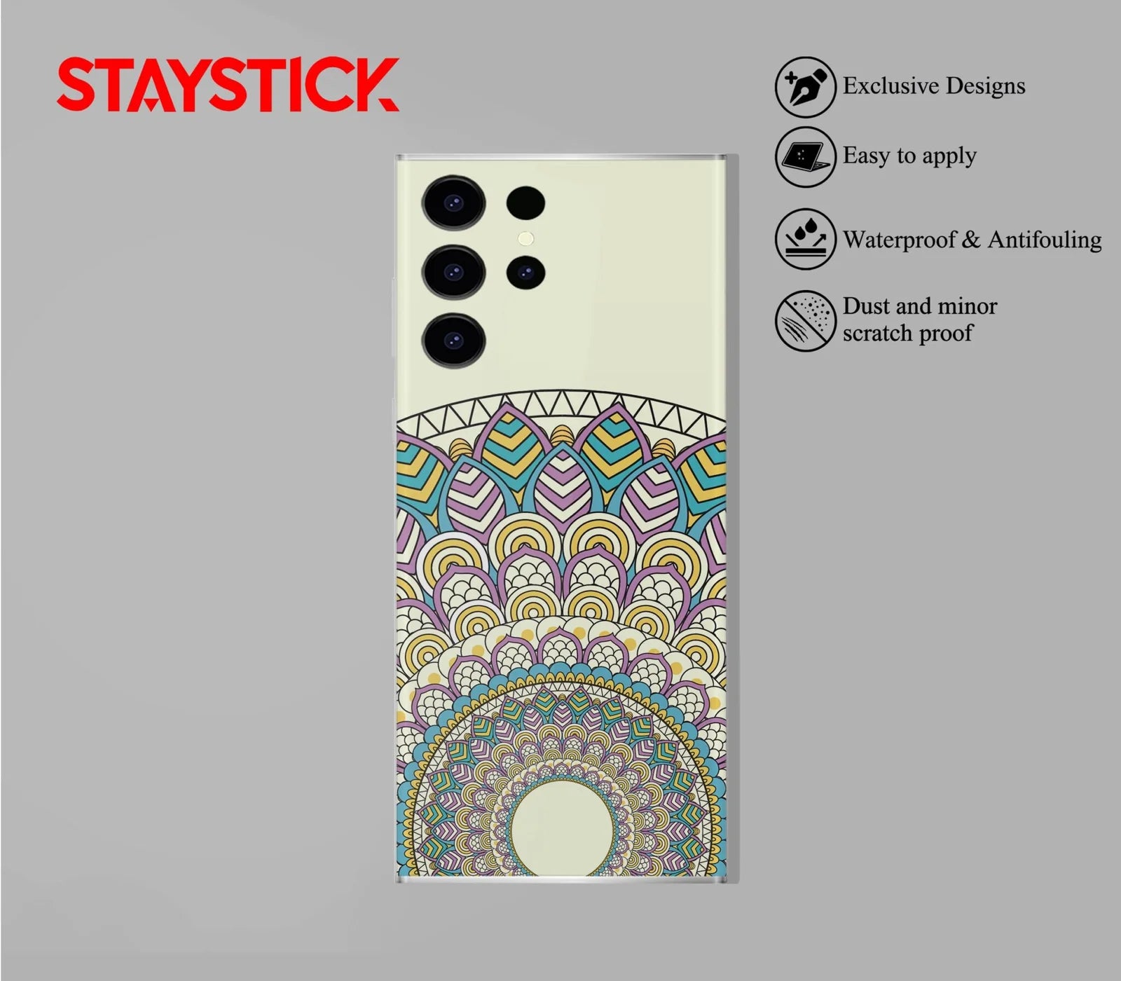 Down Pattern Mobile Skin