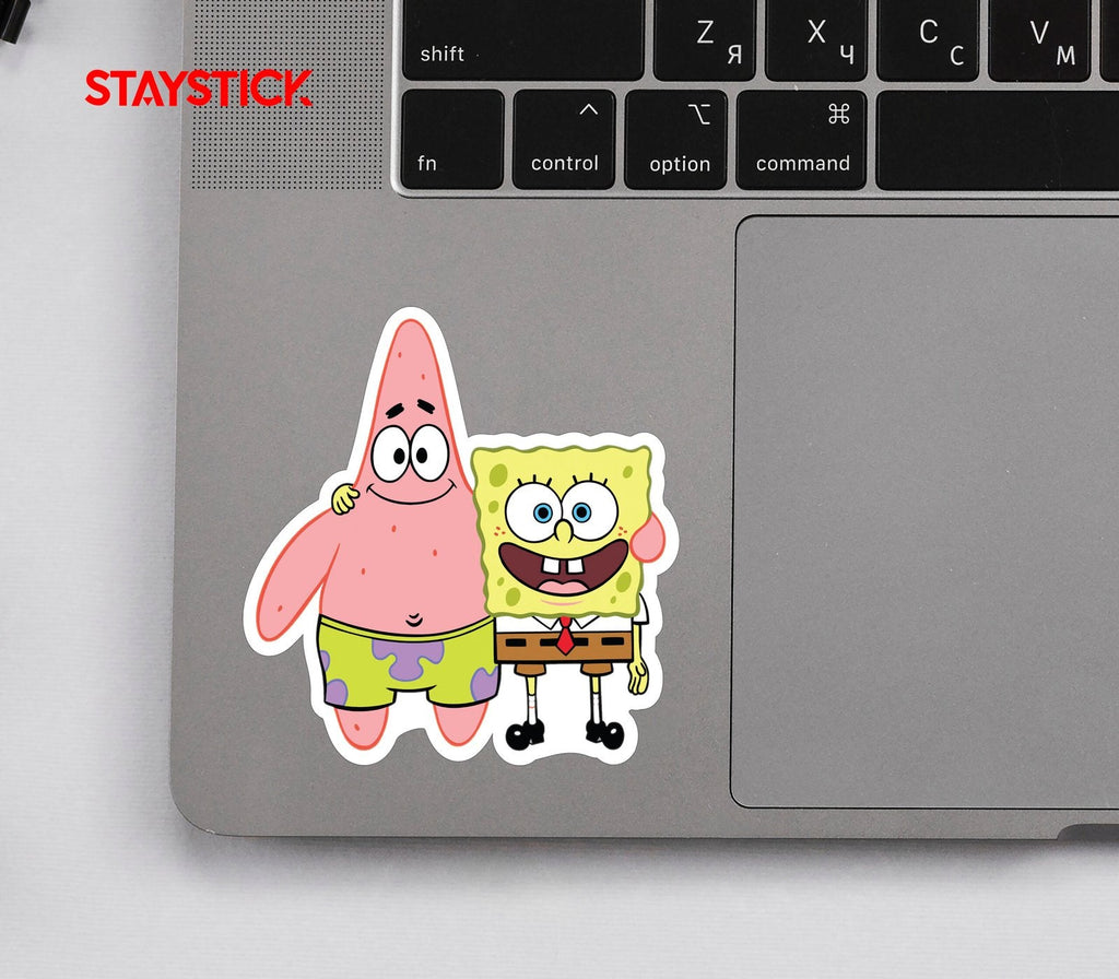 Spongebob and Patrick Best Friends Sticker Premium Vinyl Sticker