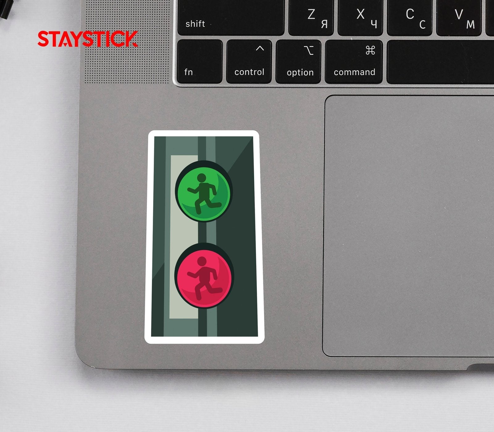 CROSSING SIGNAL STICKER Premium Vinyl Sticker