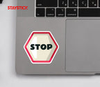 STOP STICKER Safety Sticker